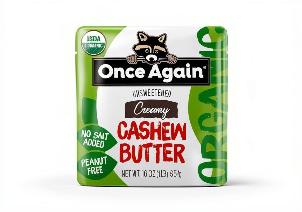 Once Again Organic Cashew Butter Creamy Salt Free 16 oz-2