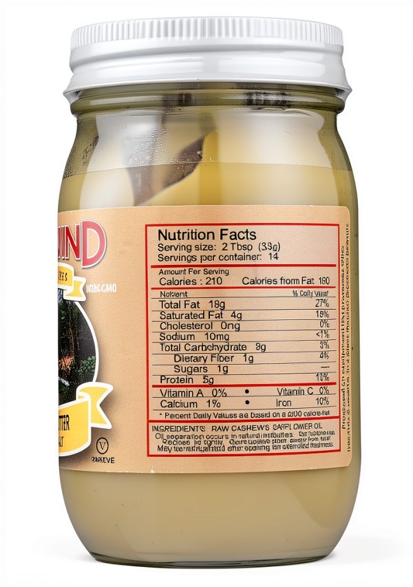 Monstra Cashew Butter Healthy Spread Grocery Food-1