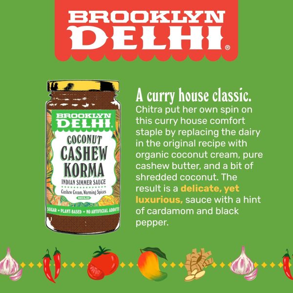 Brooklyn Delhi Coconut Cashew Korma Vegan Curry Sauce-2