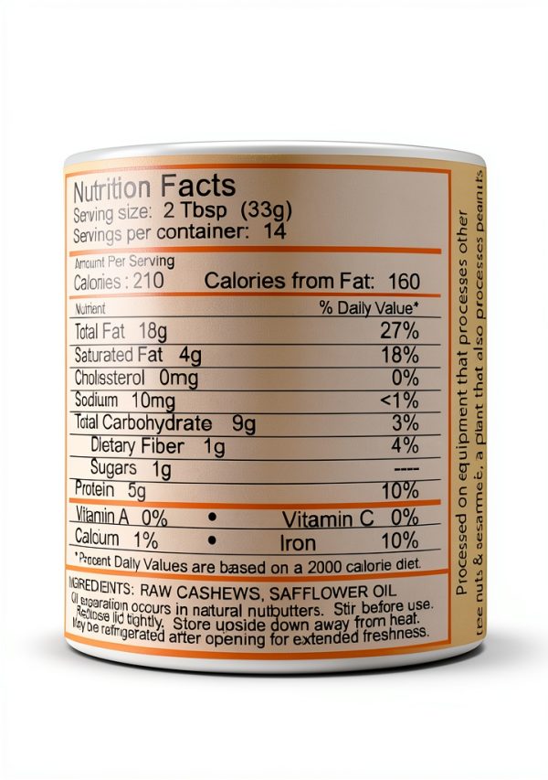 Monstra Cashew Butter Healthy Spread Grocery Food-3
