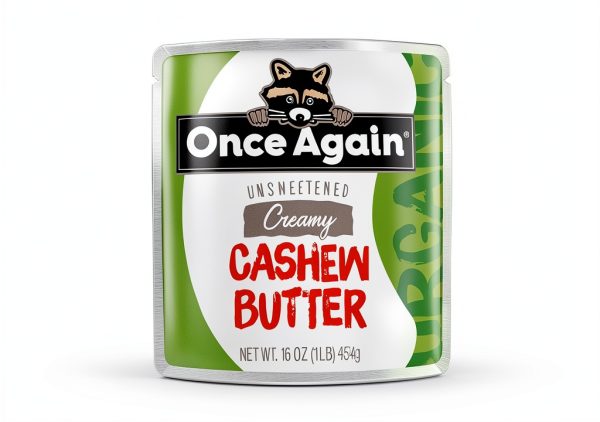 Once Again Organic Cashew Butter Creamy Salt Free 16 oz-1