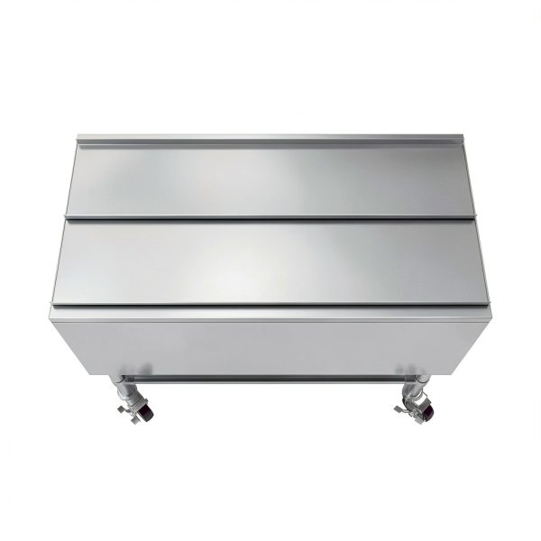 AmGood Stainless Steel Ice Bin 18.5x36x30 in NSF Outdoor Cooler-5